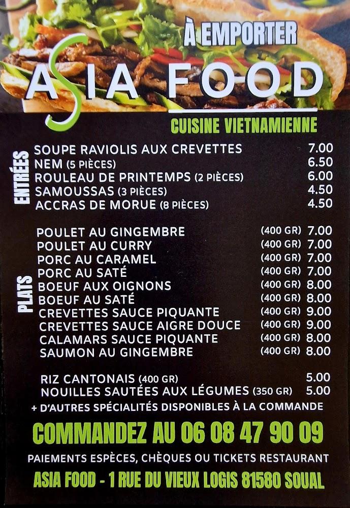 MAKOTO Sushi & ASIA Food, Soual - Menu Image 2